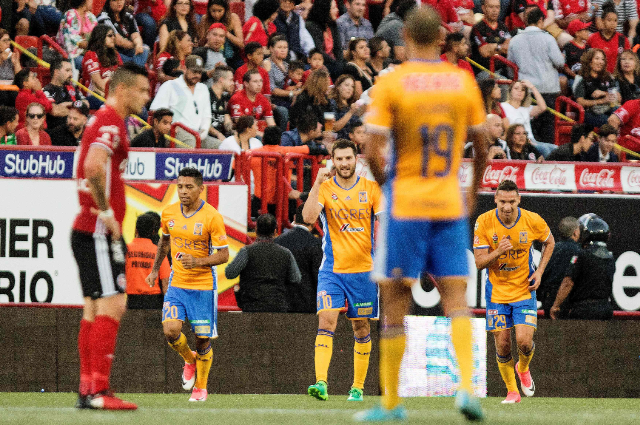 El equipo de Tigres llega fuerte a la final del futbol mexicano. Se medirá a Chivas. (Foto Prensa Libre: AFP)