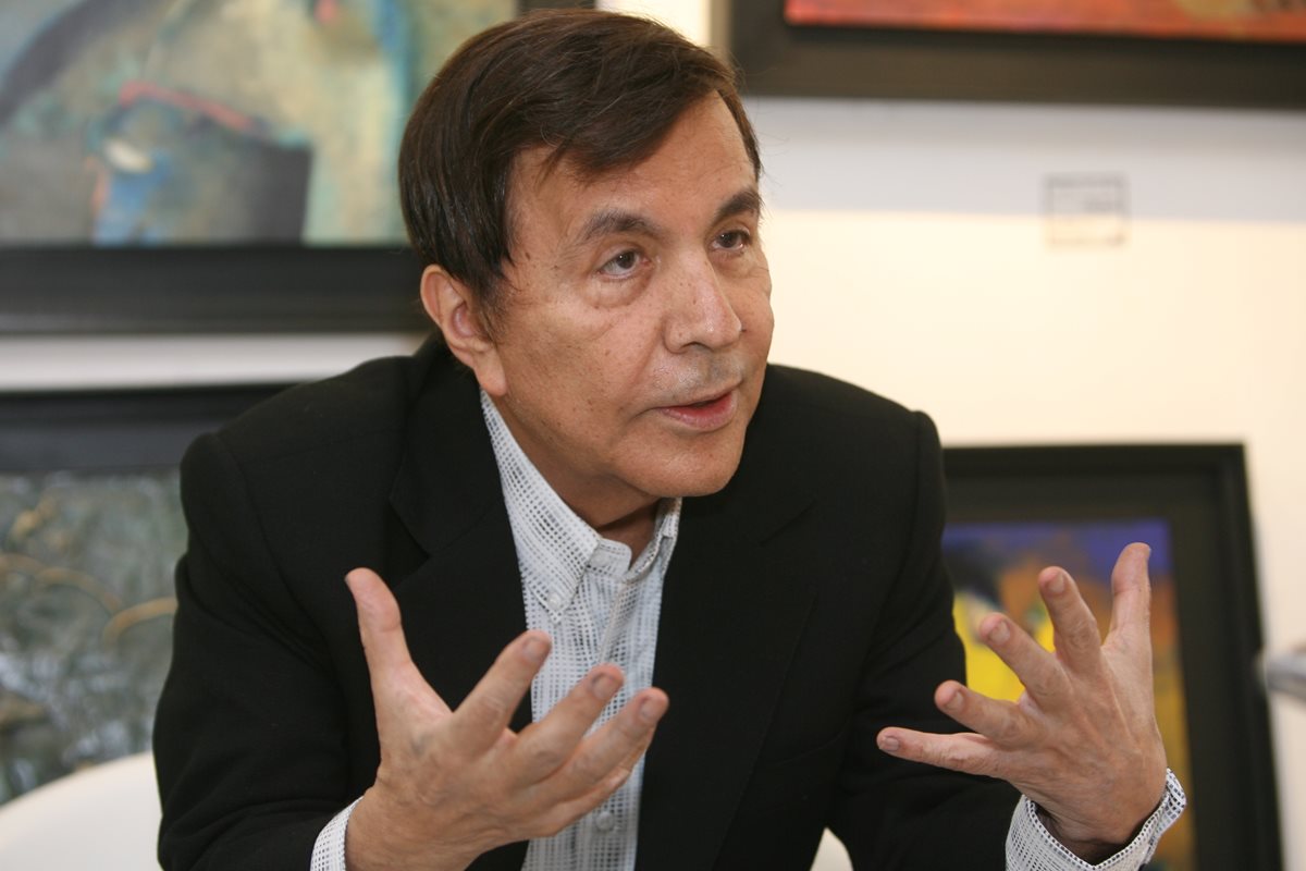 Elmar Rojas fue reconocido por sus obras pictóricas a nivel nacional e internacional.(Foto Prensa Libre: Esbin García)