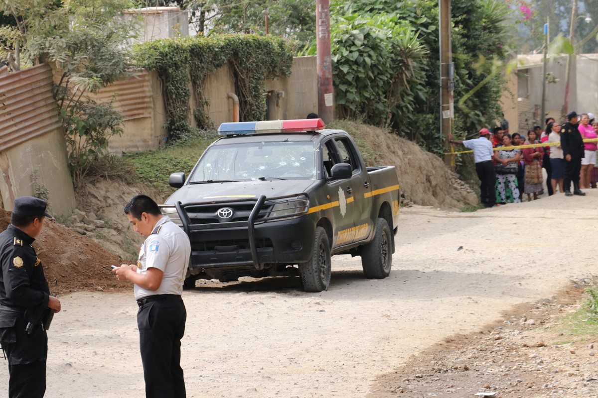 Varios ataques armados se ha registrado este mes en Chimaltenango. (Foto Prensa Libre: Víctor Chamalé)