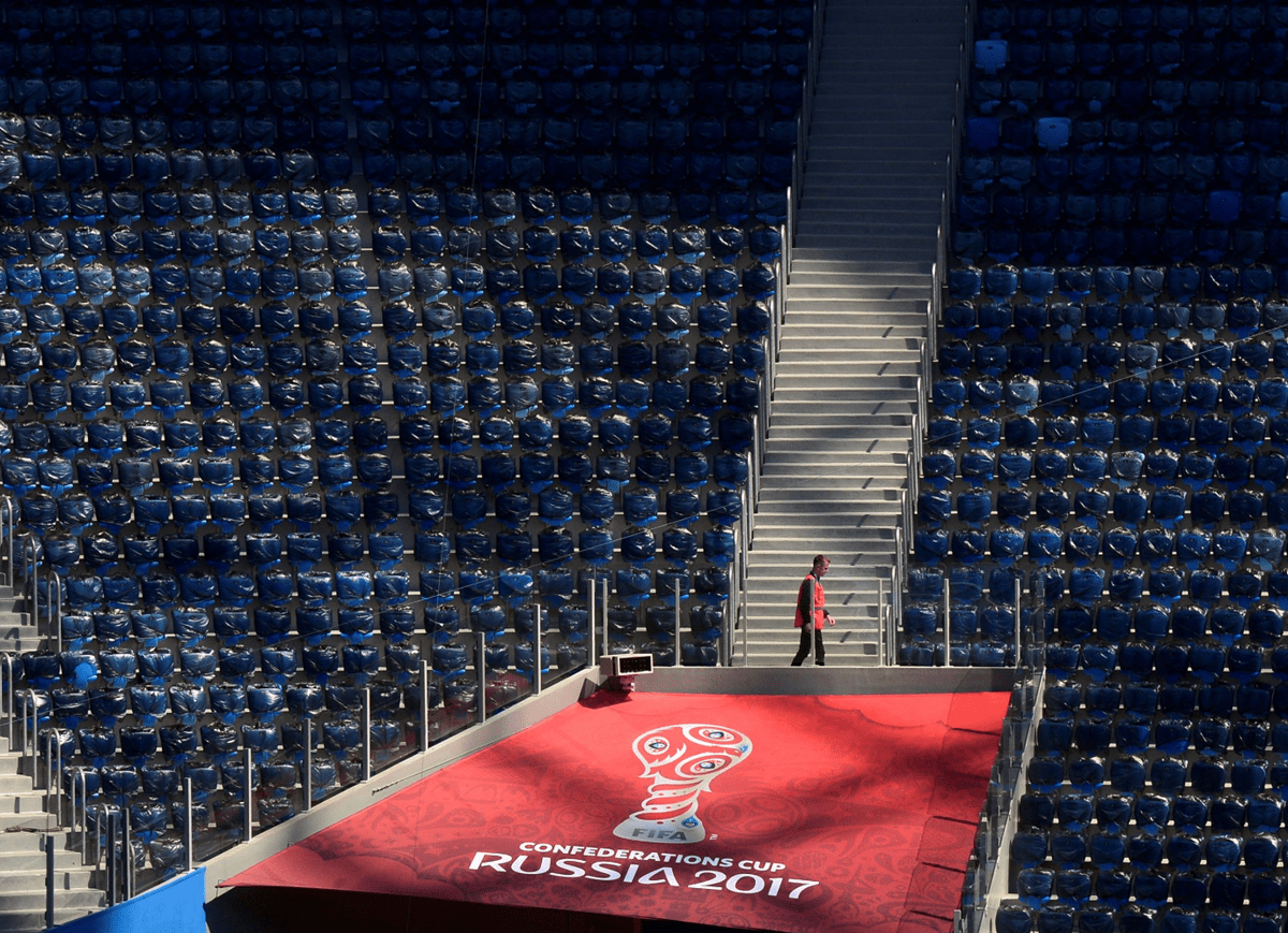 La ciudad de Rusia está lista para recibir a miles de seguidores en la Copa Confederaciones. (Foto Prensa Libre: AFP)