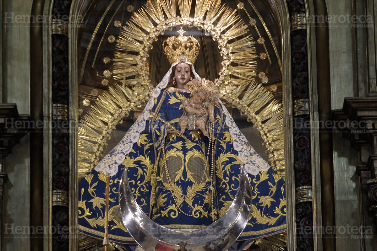 Virgen del Rosario del templo de Santo Domingo. (Foto: Hemeroteca PL)