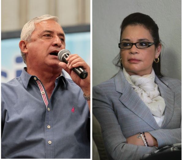 El expresidente Otto Pérez Molina y la ex vicepresidenta Roxana Baldetti se verán de nuevo, en esta ocasión, en el juzgado de mayor Riesgo B. (Foto Prensa Libre:Hemeroteca PL)