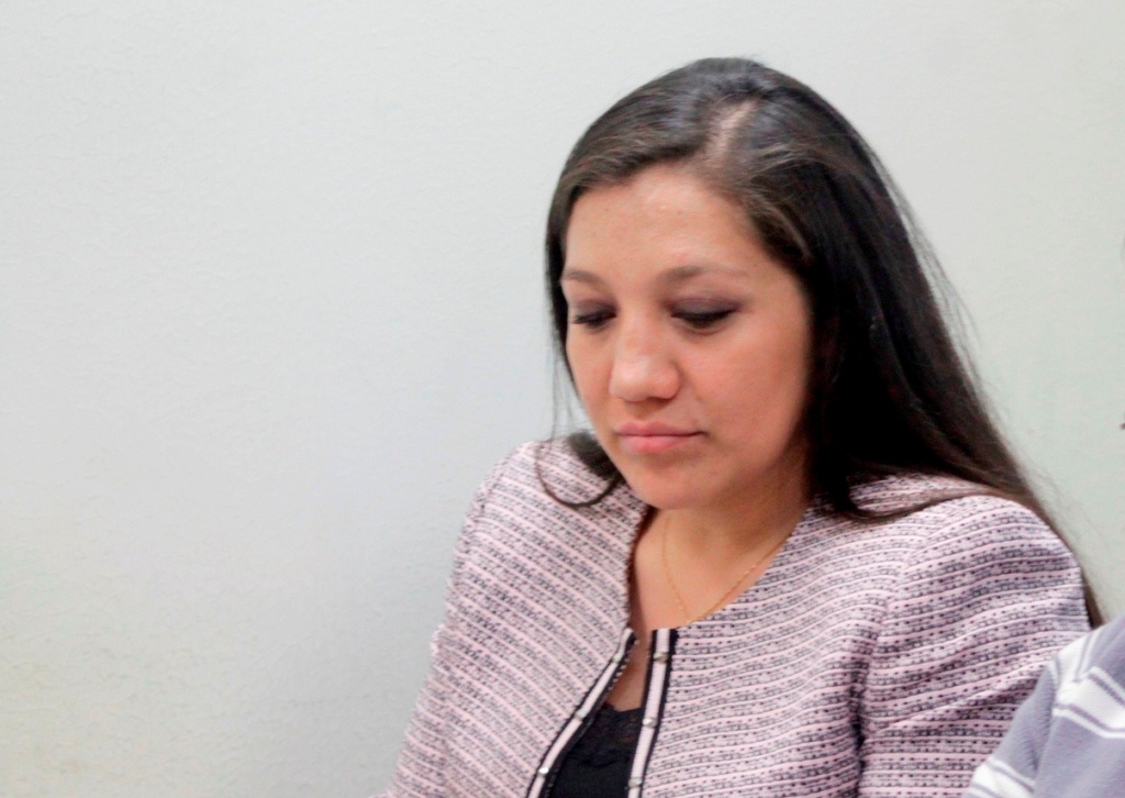 Diana Rabanales, empleada del MP, enviada a juicio sindicada de un delito. (Foto Prensa Libre: María José Longo).