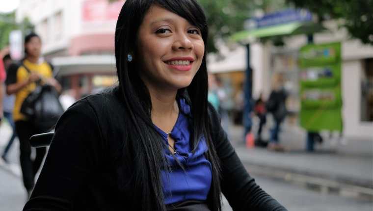 Pahola Solano, un ejemplo de motivación y superación, representará a Guatemala (Foto Prensa Libre: J. Ochoa).