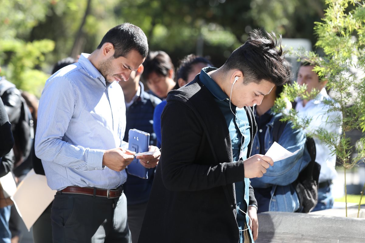 Según datos del Instituto Nacional de Estadística (INE) la tasa de ocupación en Guatemala se sitúa en 97.7% y la tasa de desempleo es de 2.3%. (Foto Prensa Libre: Óscar Rivas)