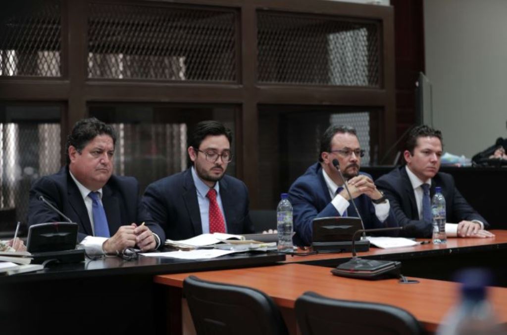 José Andrés Botrán y Rodrigo Arenas, durante una audiencia el 3 de mayo último. (Foto Prensa Libre: Hemeroteca PL)