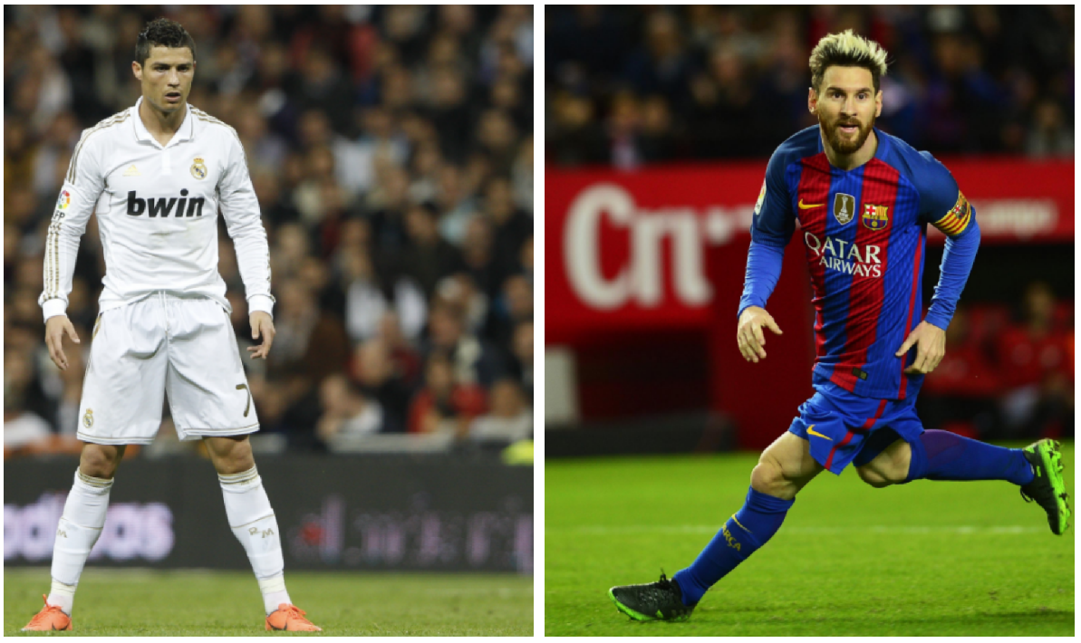 Cristiano Ronaldo y Lionel Messi aún deben negociar con sus equipos, Real Madrid y Barcelona. (Foto Prensa Libre: Hemeroteca PL)