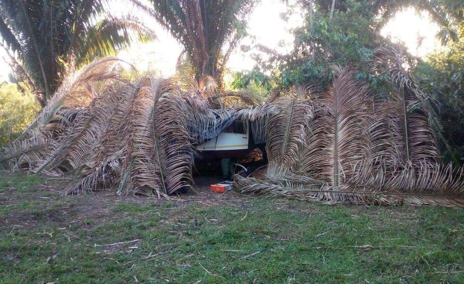 En menos de 72 horas autoridades han localizado tres supuestas narcoavionetas en la región de Petén. (Foto Prensa Libre: Rigoberto Escobar)