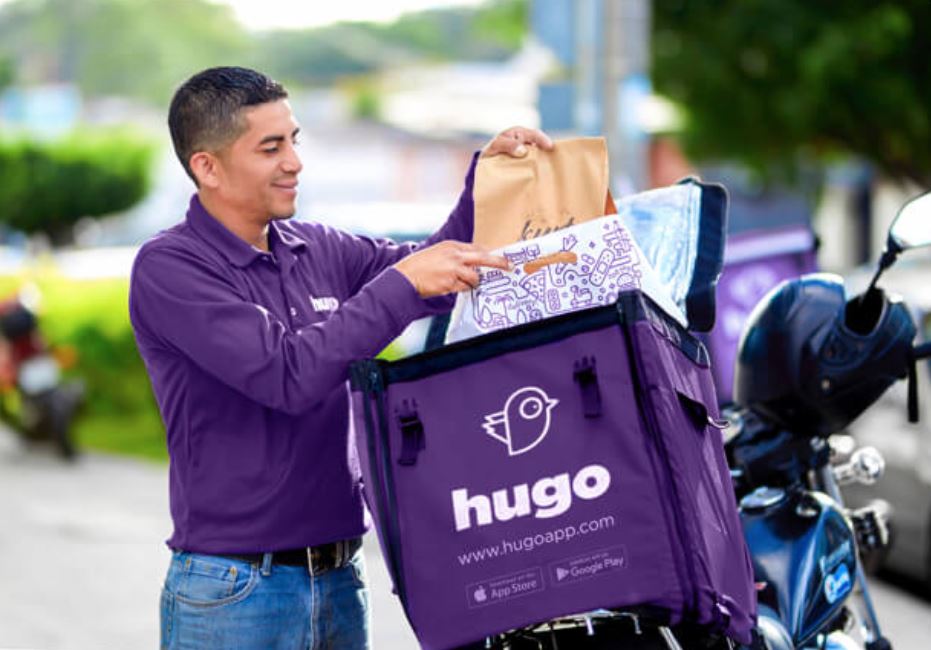 La empresa de servicio a domicilio Hugo App empezó operaciones en el país. (Foto Prensa Libre: Cortesía)