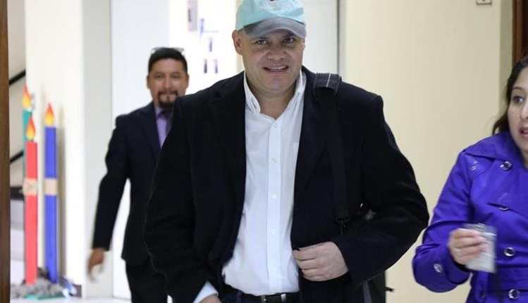 Jorge Palomo, colaborador eficaz, llega al Juzgado de Mayor Riesgo de Quetzaltenango.