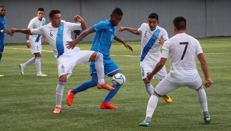 La Selección Nacional Sub 20 no pudo contra Honduras. Ahora se medirá frente a Panamá, el domingo. (Foto Prensa Libre: Fedefut)