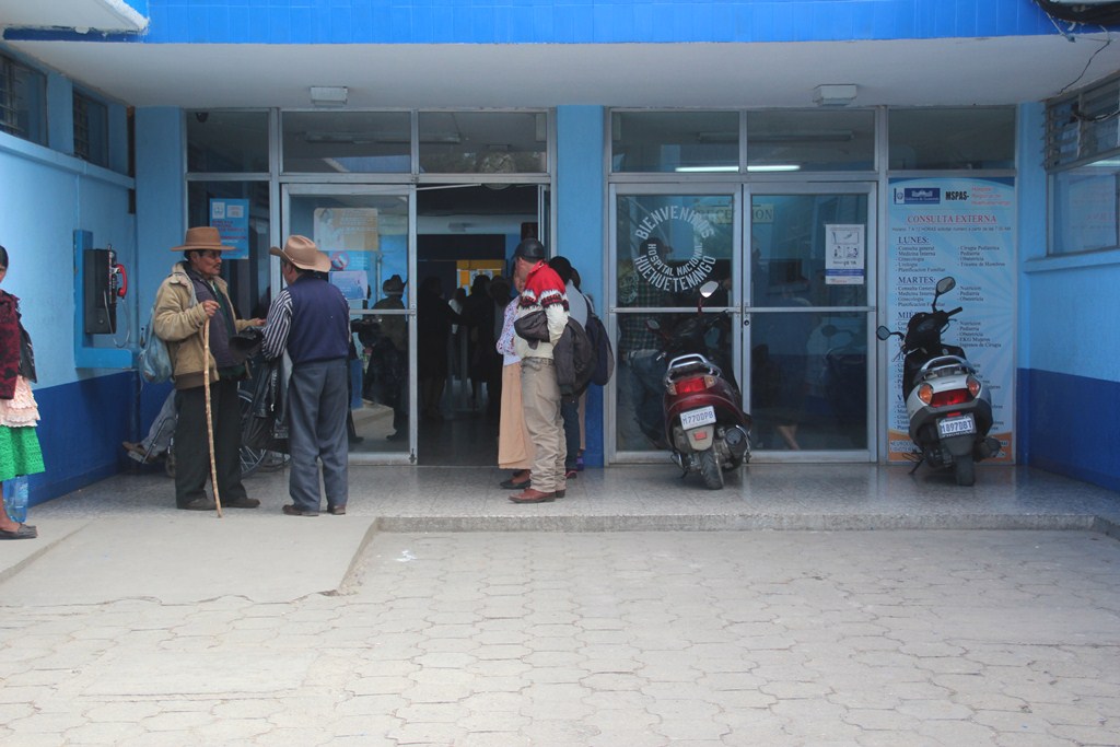 Hospital Regional de Huehuetenango, donde se recupera el menor. (Foto Prensa Libre: Mike Castillo).