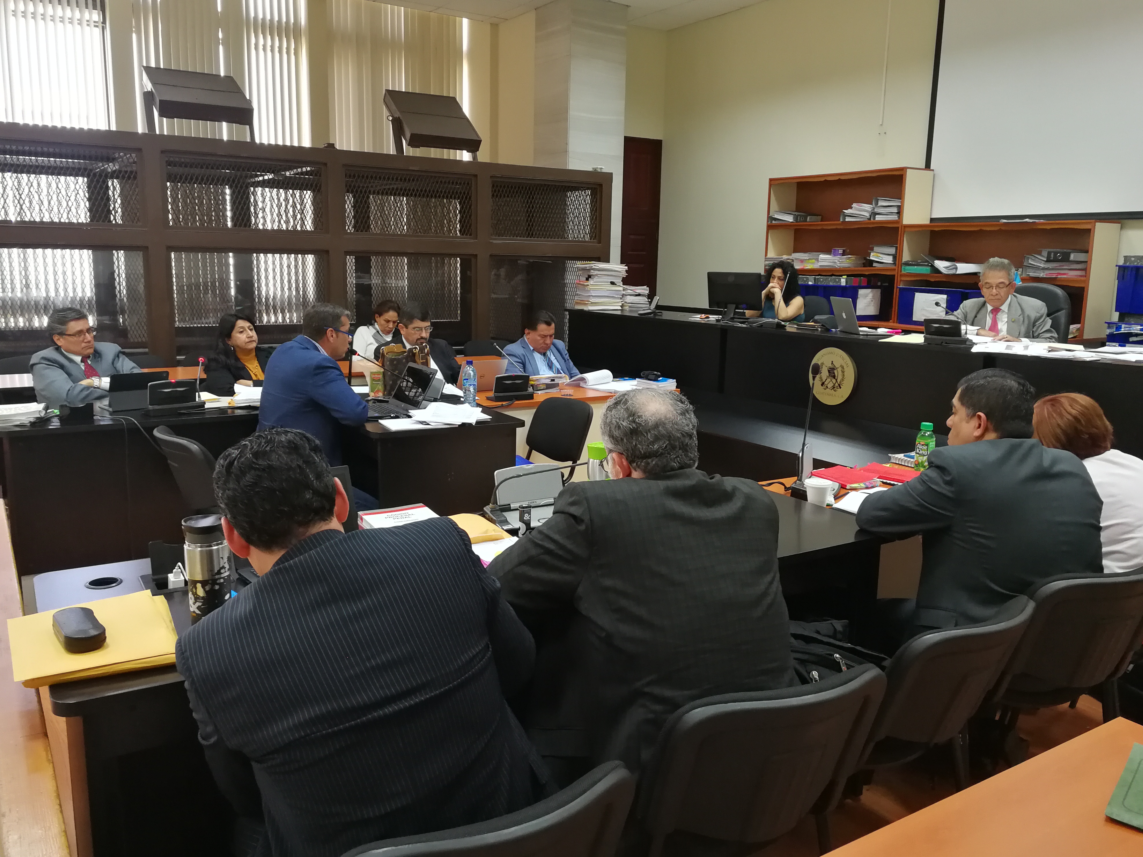 El exdirectivo de Bancafé, Patricio Rafael Andrade Falla declaró en el Juzgado de Mayor Riesgo B. (Foto Prensa Libre: Kenneth Monzón)