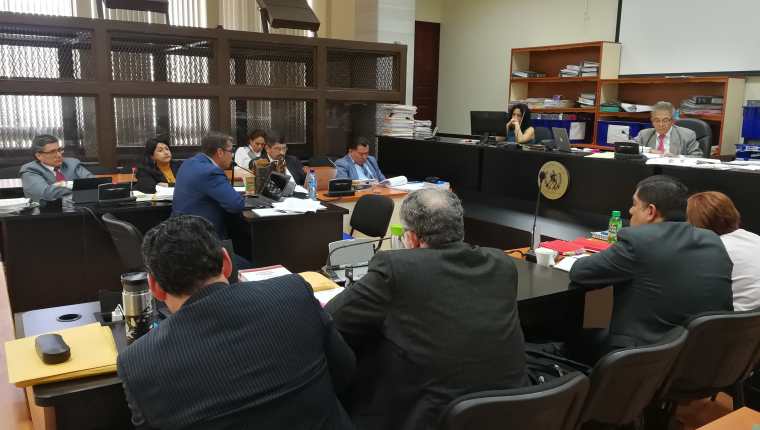 El exdirectivo de Bancafé, Patricio Rafael Andrade Falla declaró en el Juzgado de Mayor Riesgo B. (Foto Prensa Libre: Kenneth Monzón)