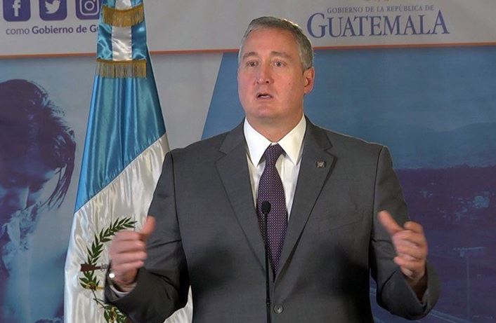 El ministro de Gobernación Enrique Degenhart. (Foto Prensa Libre: Mingob)