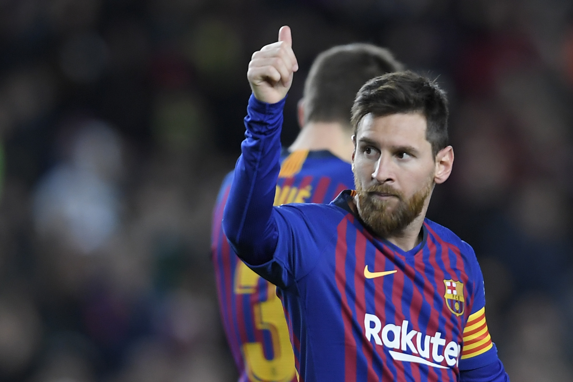Lionel Messi tuvo un partido soñado frente al Éibar. (Foto Prensa Libre: AFP)