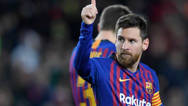 Lionel Messi tuvo un partido soñado frente al Éibar. (Foto Prensa Libre: AFP)