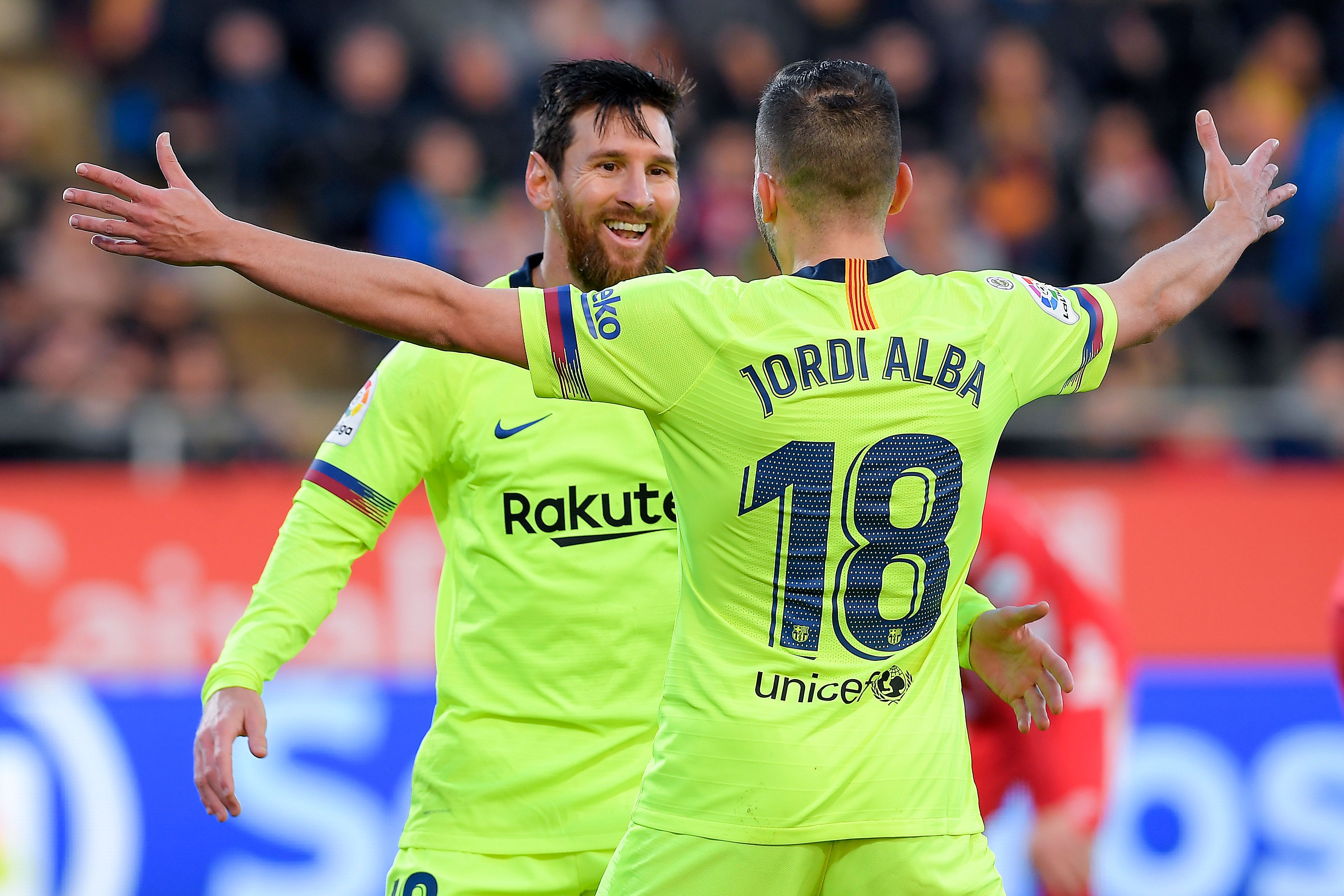Lionel Messi marcó el segundo gol del Barcelona. (Foto Prensa Libre: AFP)