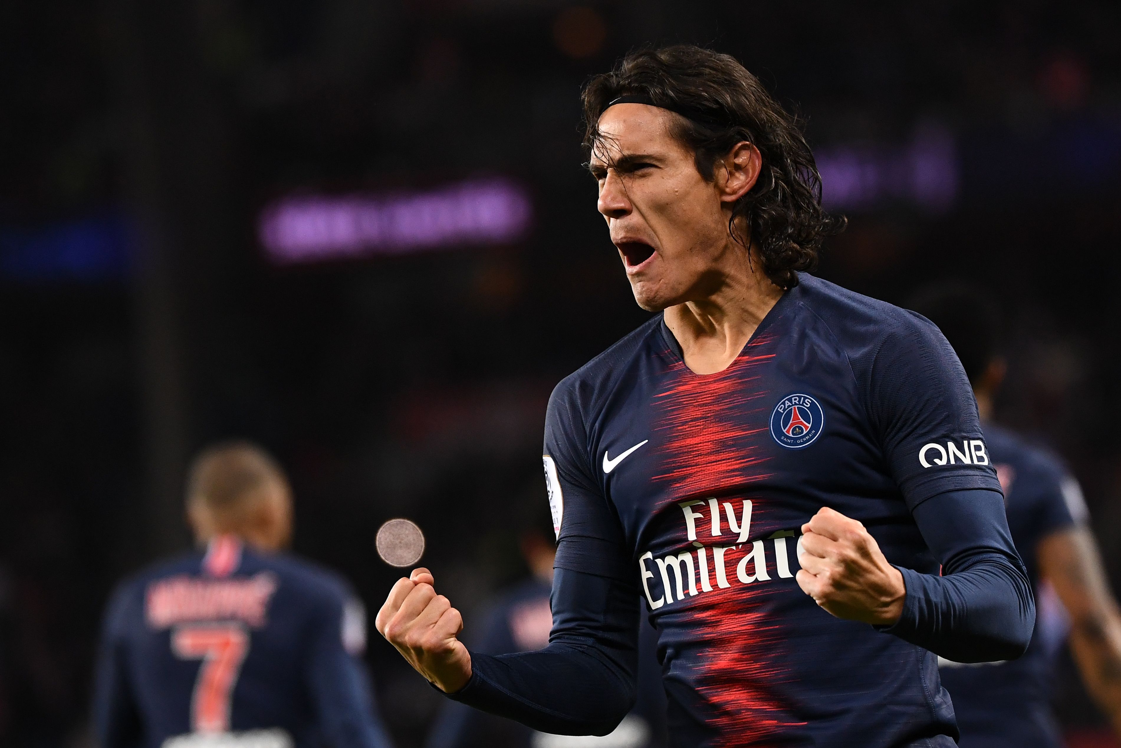 Edinson Cavani, artillero del París Saint-Germain. (Foto Prensa Libre: AFP)