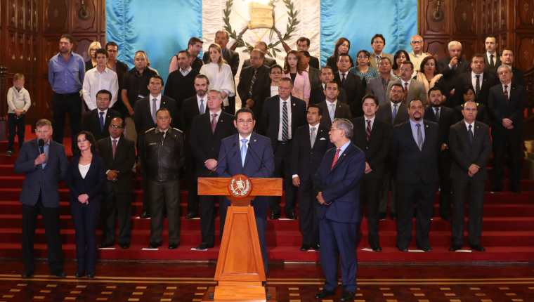 Jimmy Morales dio por finalizado el convenio de Cicig el 7 de enero. (Foto Prensa Libre: Hemeroteca PL)