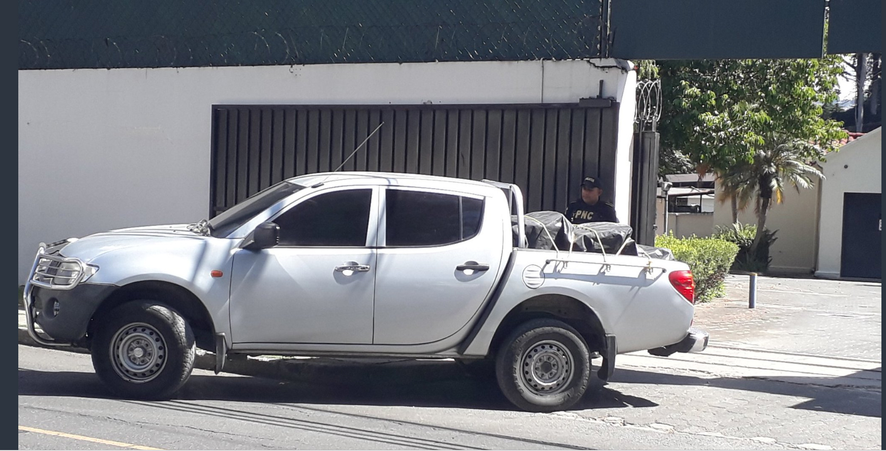 Uno de los vehículos que solicita la PNC fue usado para el resguardo de evidencia. (Foto Prensa Libre: Hemeroteca PL)