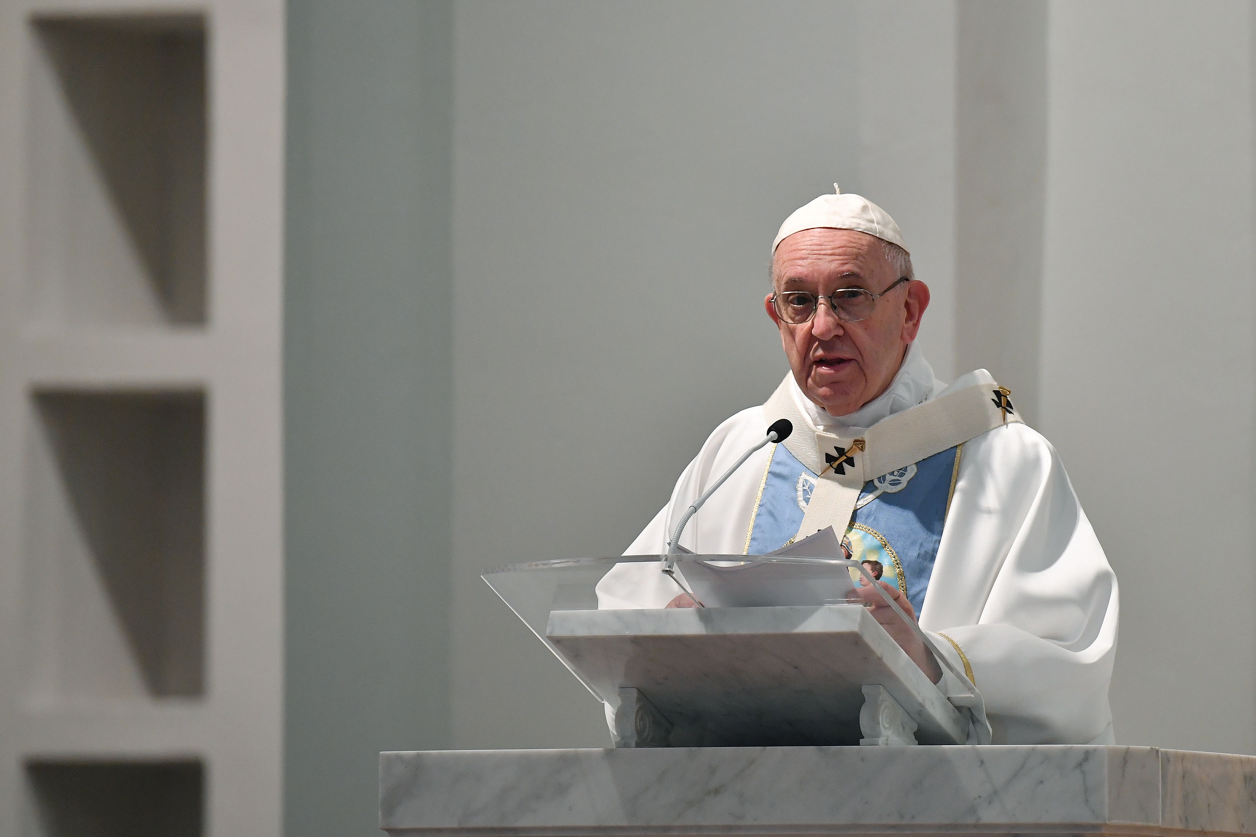El papa Francisco se encuentra en Panamá para participar en la Jornada Mundial de la Juventud (JMJ). (Foto Prensa Libre: EFE)