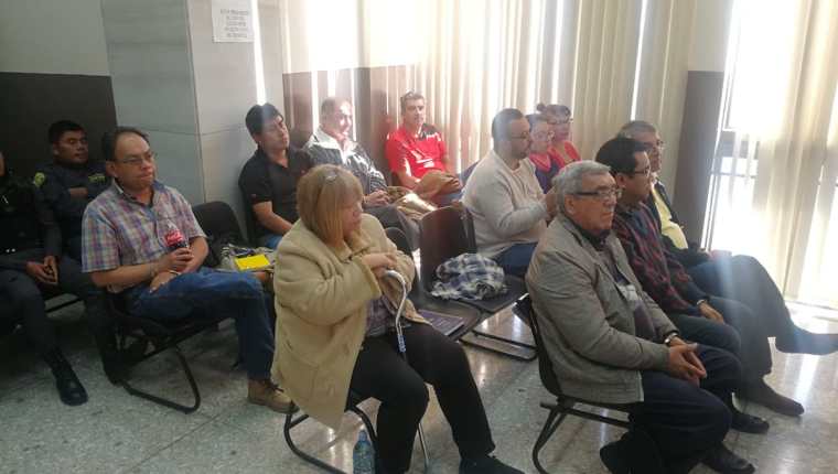 Los sindicados comparecen en el Juzgado Quinto Penal, donde son ligados a proceso. (Foto Prensa Libre: Hemeroteca PL)