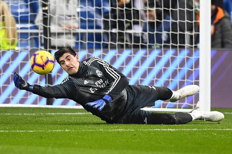 El portero del Real Madrid, Thibaut Courtois, se perderá el siguiente duelo debido a una lesión. (Foto Prensa Libre: AFP)