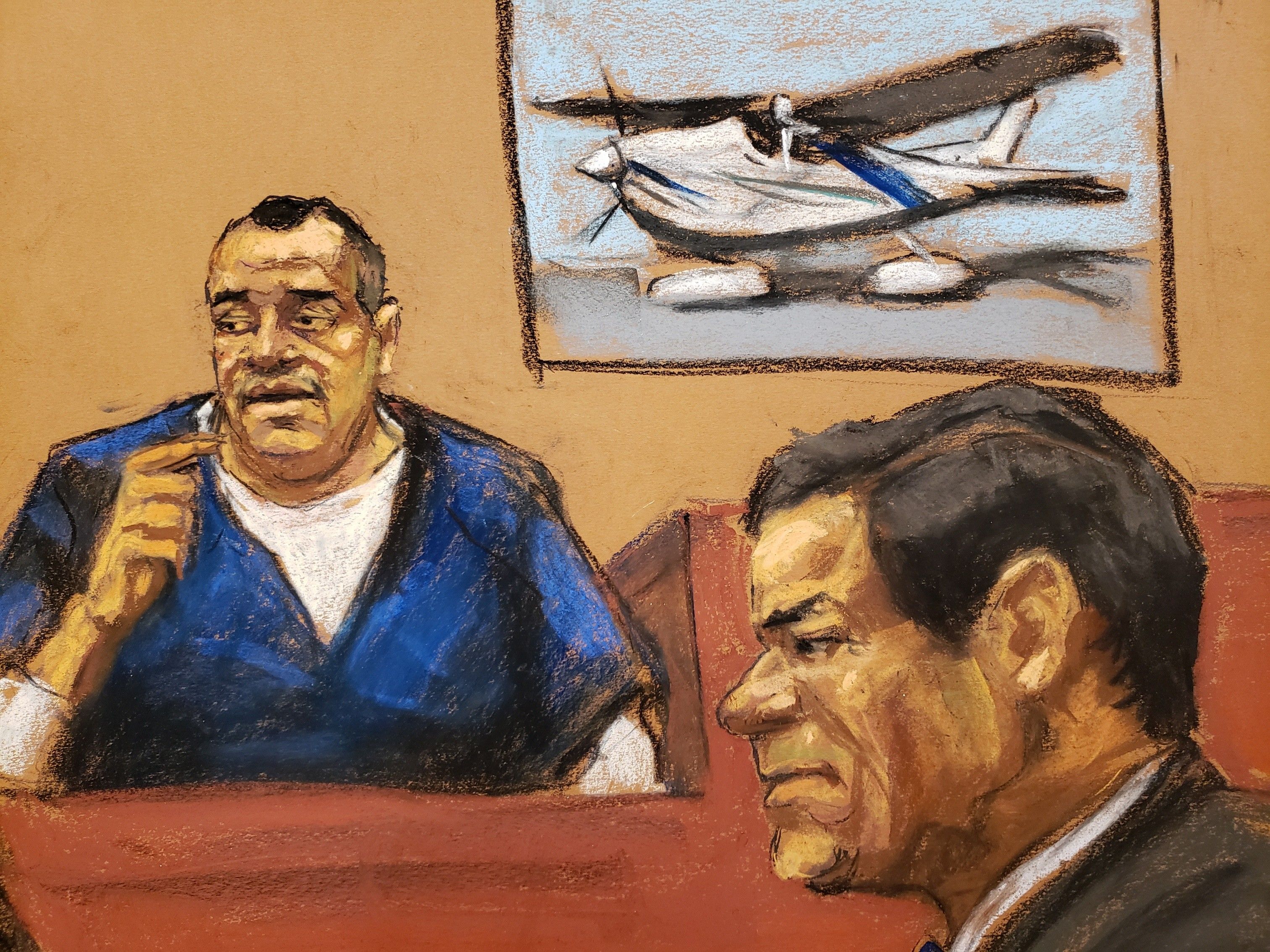 Imagen ilustrativa de Isaías Valdez, el último testigo en el caso del Chapo. (Foto Prensa Libre: EFE)