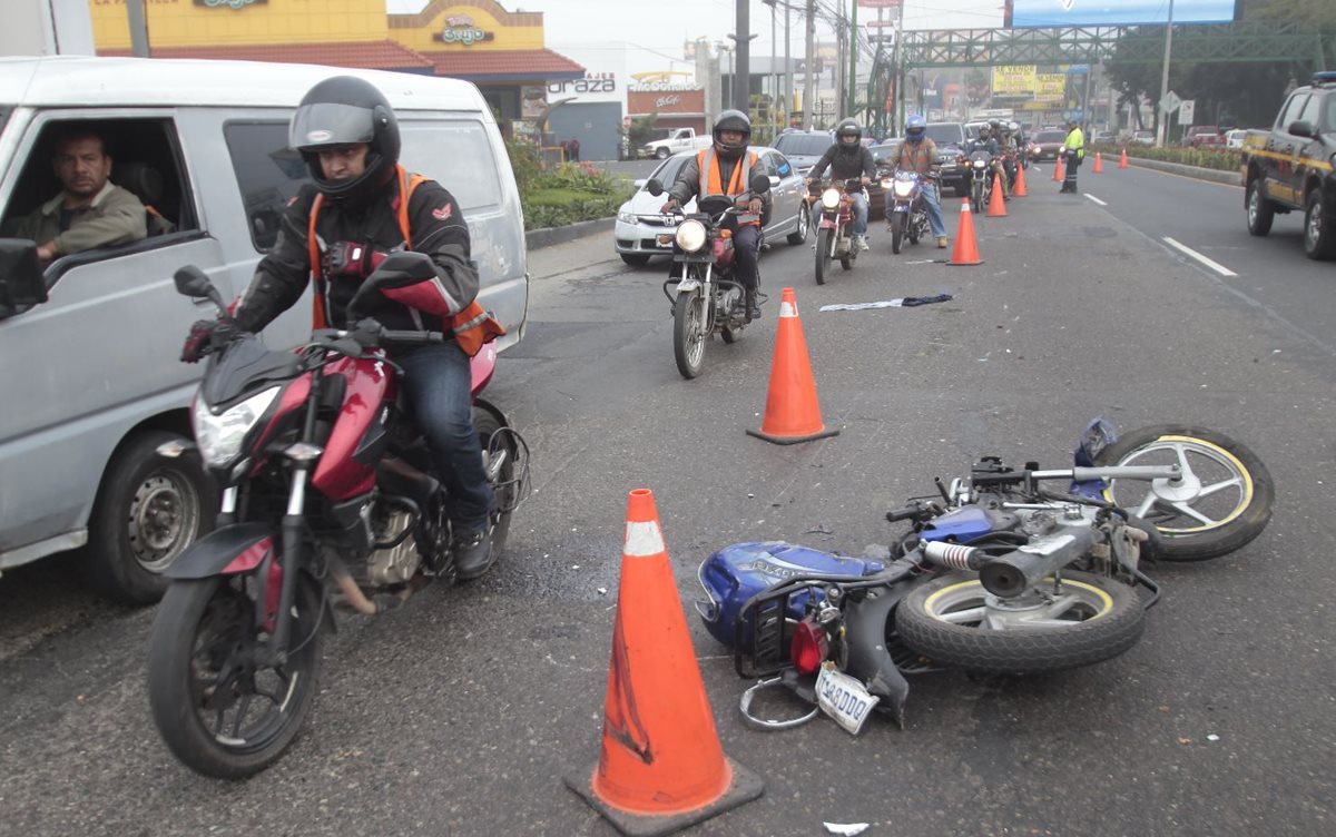 Los accidentes en motocicleta son frecuentes en avenidas principales de la capital. (Foto Hemeroteca PL)