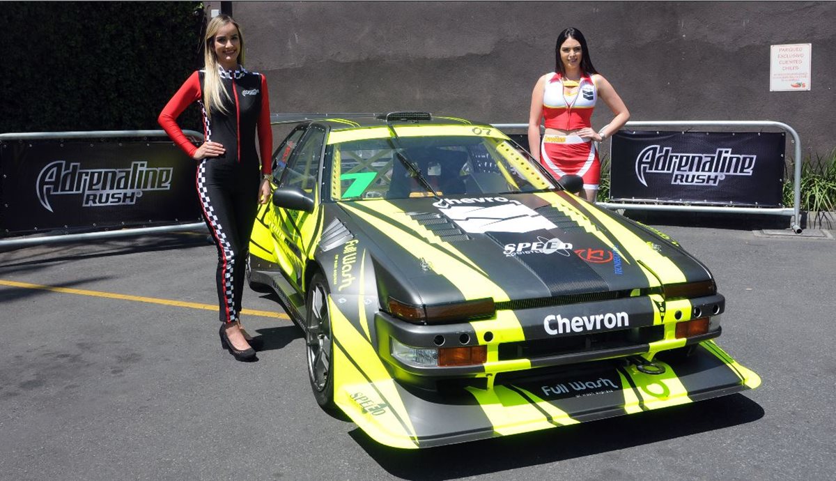 En La categoría Vintage competirá Fernando Saravia con su Toyota Célica. La acción comenzará el domingo a las 9 horas. (Foto Prensa Libre: Jeniffer Gómez)