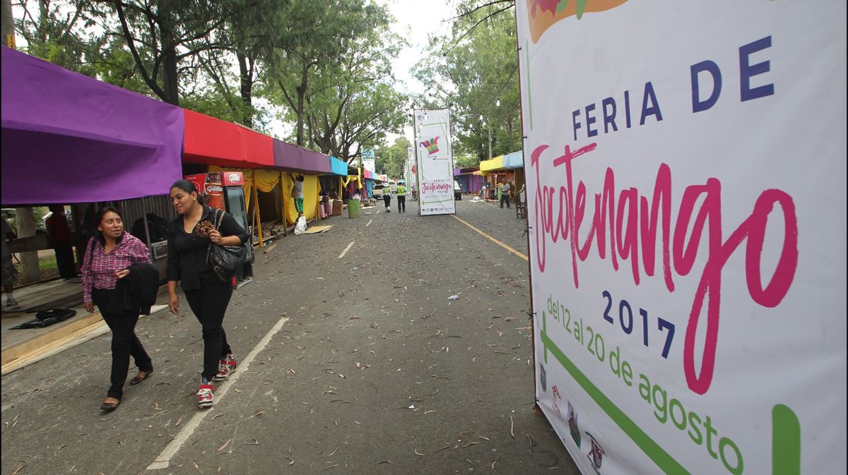 Este sábado 12 de agosto comienza la Feria de Jocotenango en la Ciudad de Guatemala (Foto Prensa Libre: Erick Ávila)