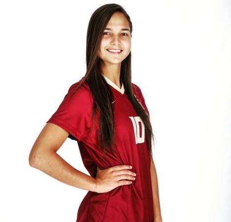 La delantera venezolana es la figura de la 'Vinotinto'. (Foto Prensa Libre: Instagram Deyna Castellanos)