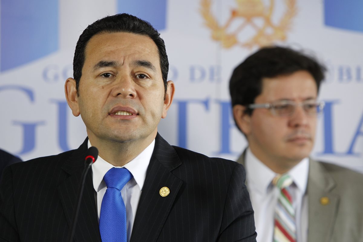 Para está previsto que el presidente Jimmy Morales de a conocer el contenido de la reforma fiscal. (Foto Prensa Libre: Hemeroteca PL)