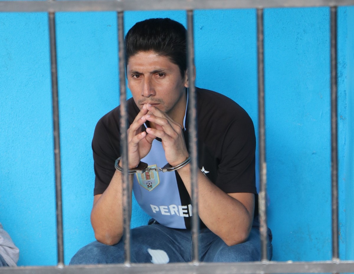 Ronaldo Núñez es acusado de matar a su hijastra en Sayaxché, Petén. (Foto Prensa Libre: Rigoberto Escobar)