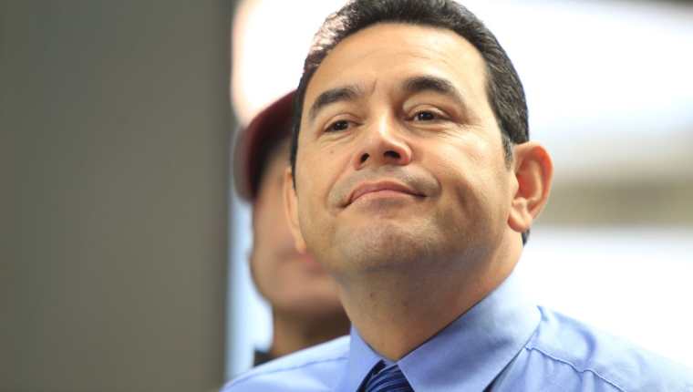 Jimmy Morales se ha pronunciado en dos ocasiones a la injerencia extranjera en el país. (Foto Prensa Libre: Hemeroteca PL)