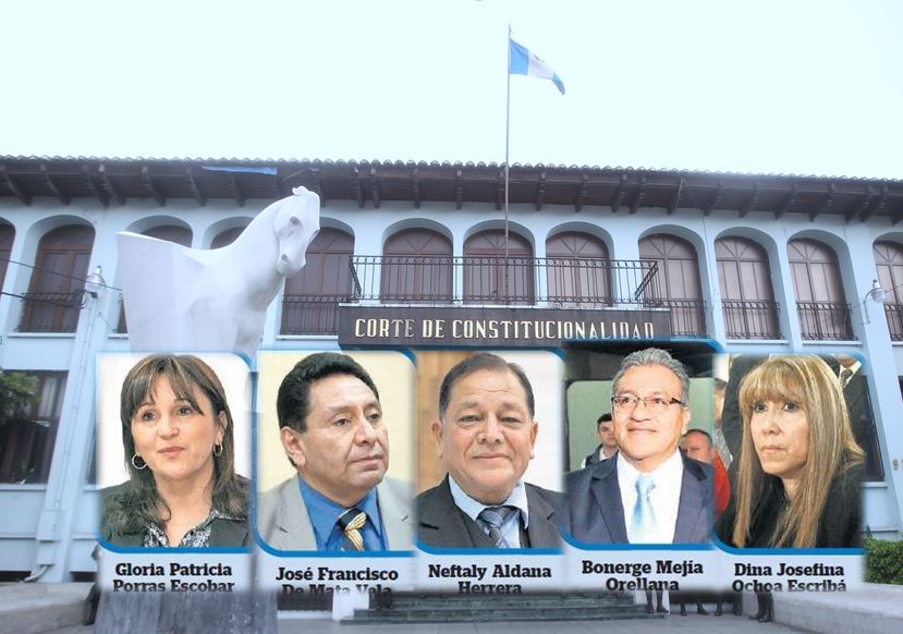 La presidencia de la Corte de Constitucionalidad la ejercen los magistrados por un año. (Foto Prensa Libre: Hemeroteca PL)