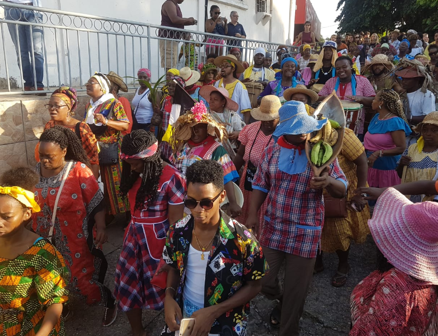 Garífunas celebran su día con distintas actividades en Lívingston. (Foto Prensa Libre: Dony Stewart).