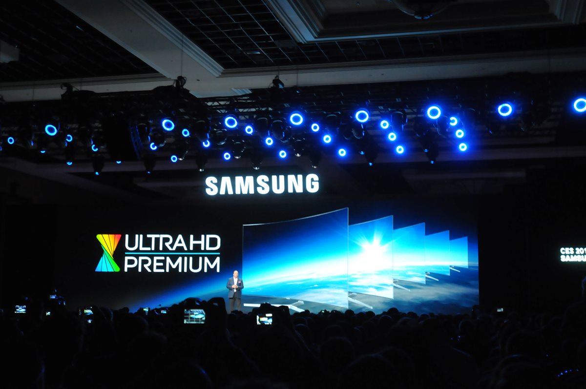 Samsung apuesta por novedosos televisores. (Foto Prensa Libre: Ana Lucía Ola)