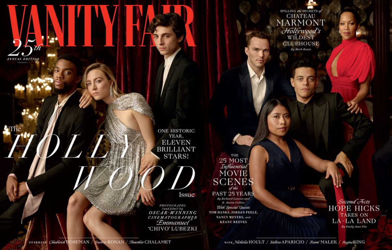Yalitza Aparicio, Saoirse Ronan, Rami Malek y más aparecen en lo nuevo de Vanity Fair. (Foto Prensa Libre: Vanity Fair)