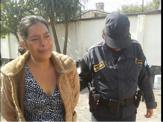 Ana Victoria Alvarado López, de 35 años, capturada en el Mezquital (Foto cortesía PNC)
