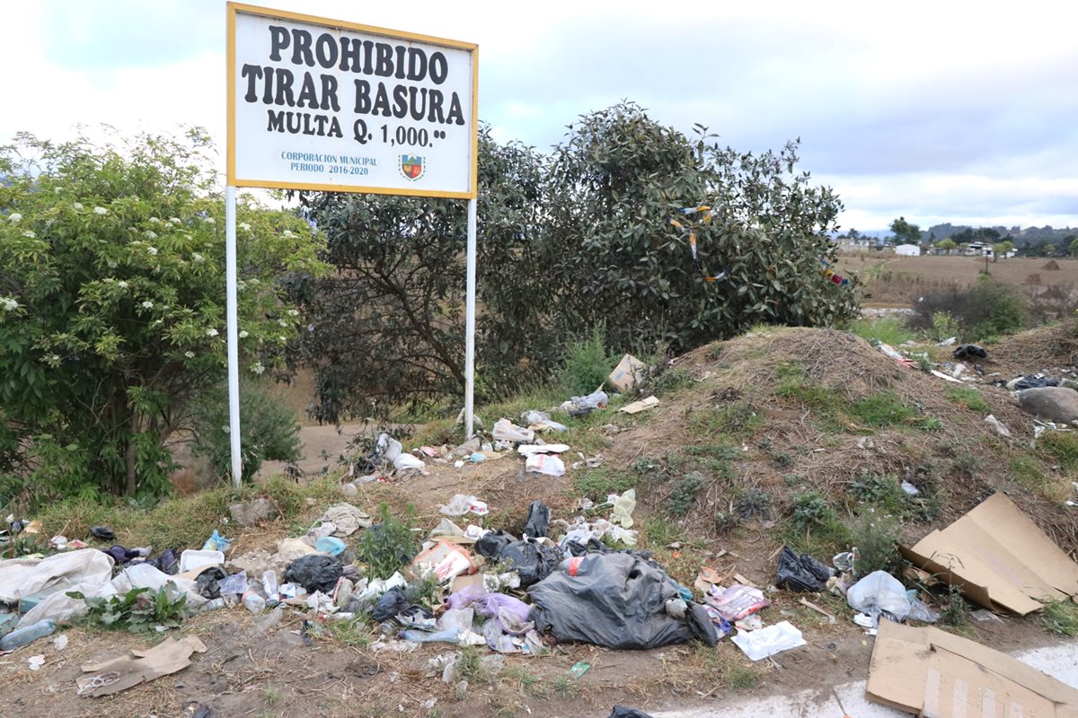 Peligra salud de niños que viven cerca de los 273 basureros ilegales que hay en Quetzaltenango