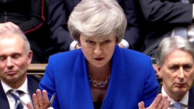 La primera ministra británica, Theresa May, no ha mostrado tener intención de renunciar. REUTERS