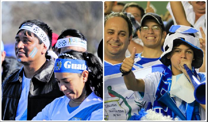 Los aficionados son los que más sufren y se alegran por los resultados de la selección y pese a ello siempre le muestran su apoyo incondicional. (Foto Prensa Libre: Hemeroteca PL)