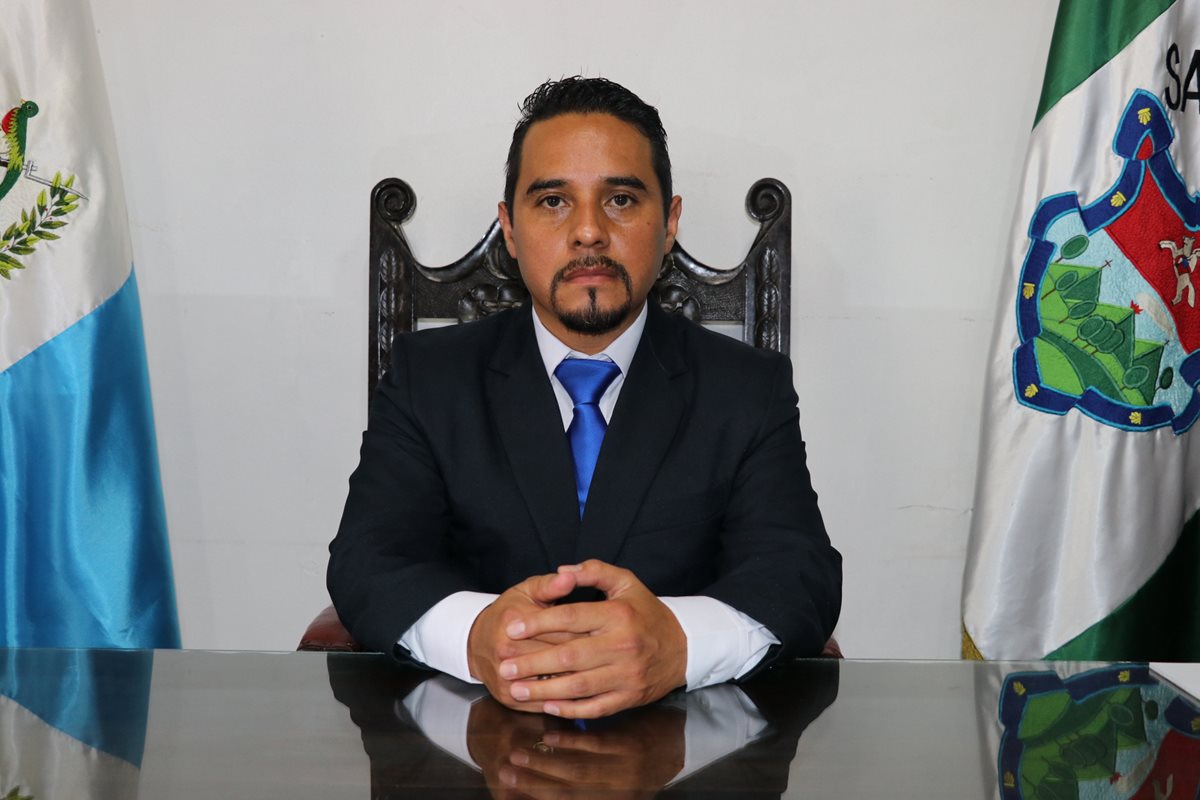 Edwin Renato Marroquín es el nuevo gobernador de Sacatepéquez. (Foto Prensa Libre: Julio Sicán).