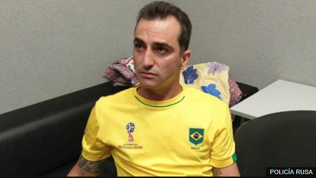 Rodrigo Denardi tiene 31 años y hacía dos que le buscaba la Interpol. (Foto Prensa Libre: BBC Mundo)