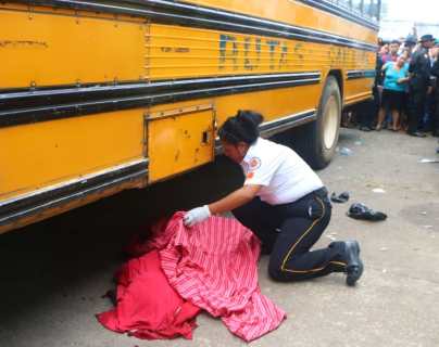 Indigna muerte de niño que fue arrollado por un bus