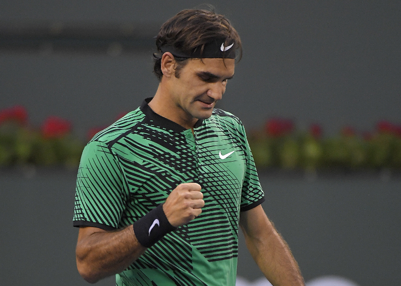 El suizo Roger Federer se medirá al español Rafael Nadal mañana en Indian Wells. (Foto Prensa Libre: AP)