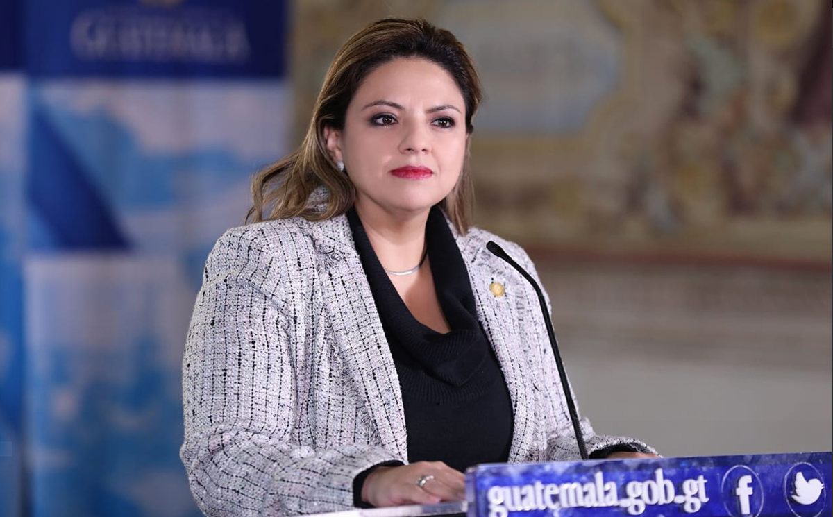 La canciller Sandra Jovel Polanco fue señalada por la Fiscalía Especial contra la Impunidad. (Foto Prensa Libre: Hemeroteca PL)
