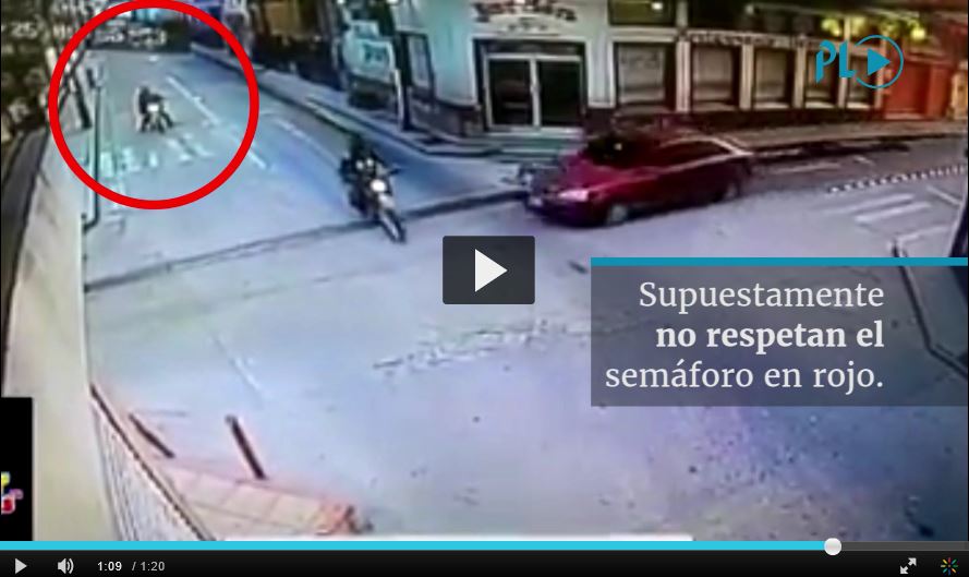 El accidente dejó como saldo dos motoristas heridos. (Foto: Cortesía)